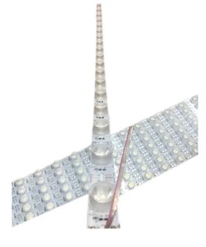 12 Volt 18 Ledli Lensli Alüminyum Bar Led Gün Işığı