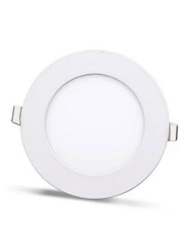 6 Watt Sıva Altı Yuvarlak Slim Led Panel Beyaz