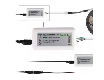 RGB Led Yuvarlak Dokunmatik (Touch) RF Kumanda+Kontrol Paneli 12-24V
