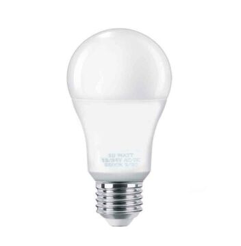 12 Volt 10 Watt E-27 Duylu Led Ampul 6500K Beyaz