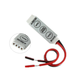 5-24 Volt 3 Tuşlu RGB Mini Dimmer RGB Led Denetleyici