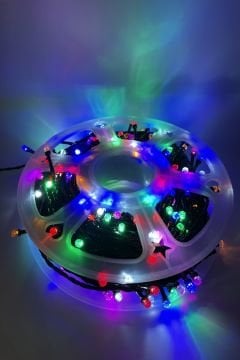 220 Volt 50 Metre Makara İp led RGB Animasyonlu Yılbaşı Süsü