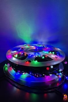 220 Volt 50 Metre Makara İp led RGB Animasyonlu Yılbaşı Süsü