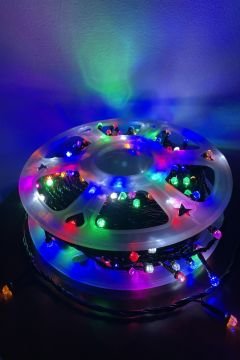 220 Volt 50 Metre Makara İp led RGB Animasyonlu Yılbaşı Süsü