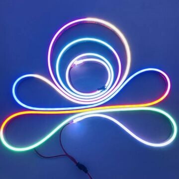 6X12 MM 2811 Pixel Neon Şerit Led 12 Volt 5 Metre (2.5 Cm De Kesilebilir)