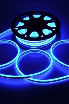 12 Volt 6x12mm Kırmızı Neon Led 50 Metre Makara (2.5 cm'de Kesilebilir.)