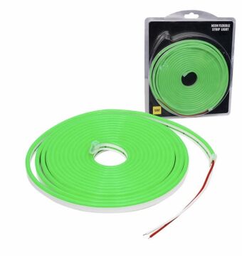 12 Volt 6x12 MM Yeşil Esnek Neon Led (5 Metre)