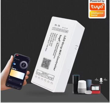 Tuya Destekli Wifi Kontrollü RGB Şerit Led Kontrol Devresi 5-24V
