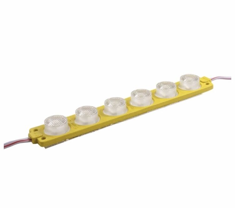 12 Volt 6 Watt 6 Mercekli Sarı (Amber) Modül (10 Adet)