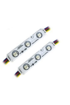 12 Volt 0.72 Watt 3'Lü Samsung RGB Mercekli Modül Led (10 Adet)