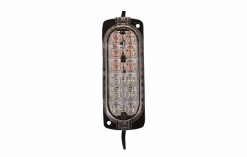 12 Volt 12 Ledli 2.4 W Düz Flashsız Modül Kırmızı-Mavi (10 Adet)