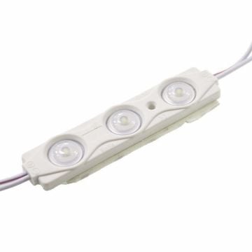 12 Volt 1.2 Watt 3’lü Mercekli 2835 Modül Led Gün Işığı (10 Adet)