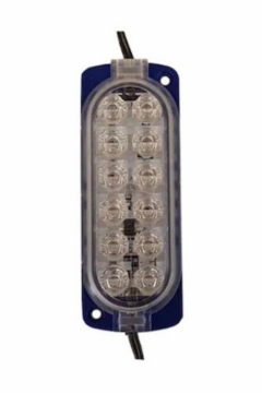 12 Volt 12 Ledli 2.4 Watt Animasyonlu Çakar Modül Mavi