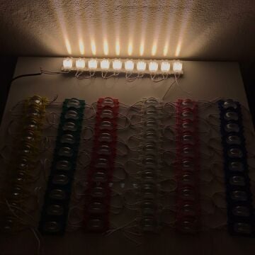 12 Volt Dar Açılı Modül Led Gün Işığı (5 Adet)
