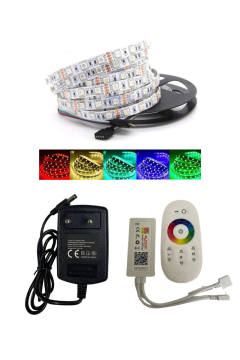 Tuya Destekli Wifi Kontrollü 5M RGB Şerit Led Set 5 Metre