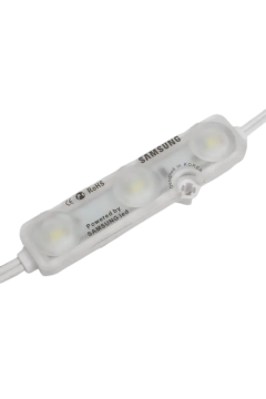 Samsung 3 lü Mercekli Modül Led 12 Volt Sarı (Amber) (10 Adet)