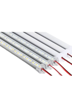 12 Volt Alüminyum Kasalı 5730 Ledli Çubuk Led Bar Natural Beyaz 4000K Şeffaf Cam