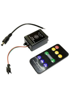Pixel ARGB Şerit Led Ses ve Müzik Duyarlı Kontrol Devresi 2811-2812B