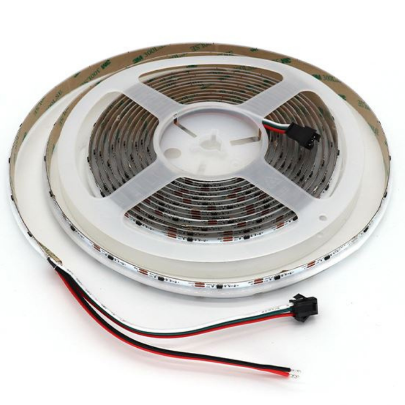 12V 8MM 768 Ledli Esnek Cob Şerit Led RGB IP20 5 Metre