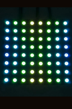 WS2812B Matrix Ekran RGB Led Ayrı Ayrı Adresli 8X8 Matrix Dijital Esnek Ekran 5 Volt