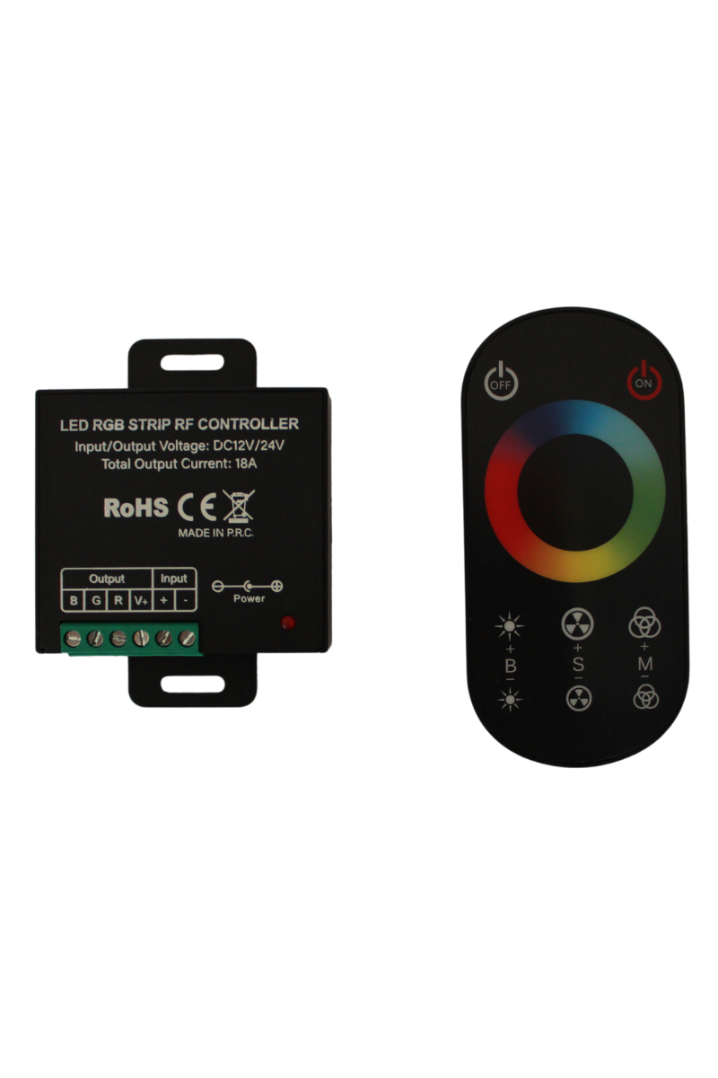 Slim Dokunmatik (Touch) RGB Led Kontrol Devresi 12-24 Volt