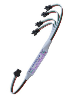 Pixel Çoklayıcı Amplifier WS2811-WS2812B SPI Sinyal Amplifikatörü Çoklayıcı 5-24 Volt