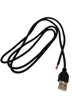 100 cm 2 Amper Ucu Açık USB Kablo USB Erkek Kablo