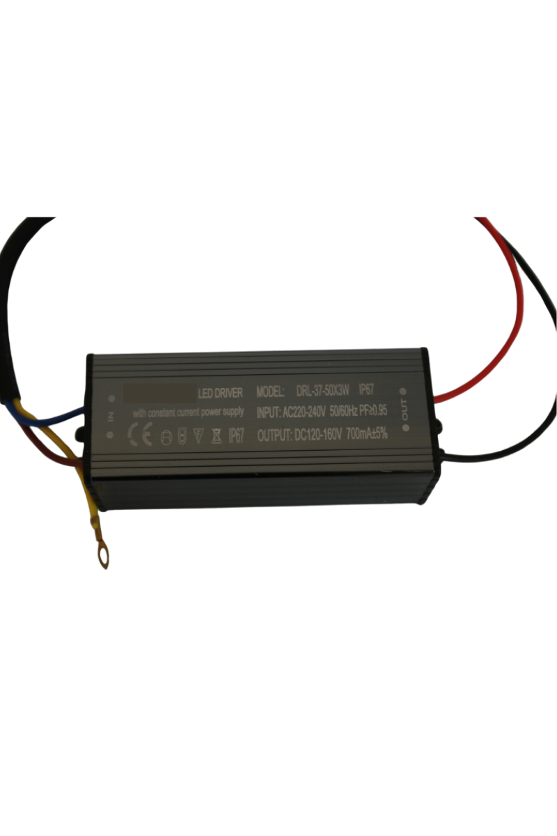 37-50X3W Led Driver 700mA 120-160V Power Led Sürücü IP67 Power Led Driver