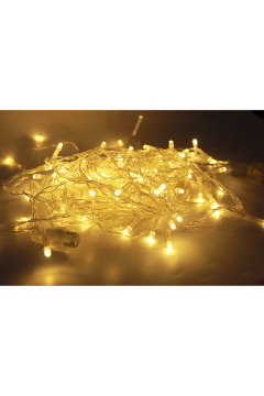 Saçak Led 4.5 Metre 96 Ledli 16 Saçaklı Eklenebilir Led Işık Gün Işığı Sabit Yanar