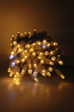 10 Metre Gün Işığı Beyaz Flaş Çakar İp Led Yılbaşı Süsü IP65 Dış Mekan Eklenebilir Beyaz Kablolu Dekoratif Led Işık