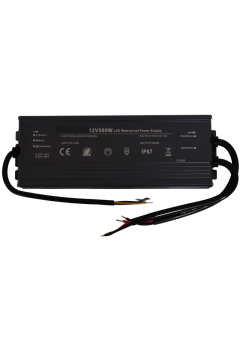 12 Volt 41,7 Amper 500 Watt Dış Cephe Led Adaptör IP67 Su Geçirmez