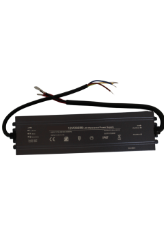 12 Volt 16,7 Amper 200 Watt Dış Cephe Led Adaptör IP67 Su Geçirmez