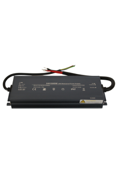 24 Volt 12,5 Amper 300 Watt Dış Cephe Led Adaptör IP67 Su Geçirmez