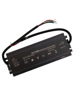 24 Volt 4,2 Amper 100 Watt Dış Cephe Led Adaptör IP67 Su Geçirmez