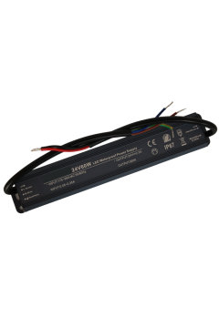 24 Volt 2,5 Amper 60 Watt Dış Cephe Led Adaptör IP67 Su Geçirmez