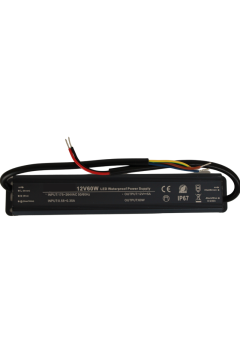 12 Volt 5 Amper 60 Watt Dış Cephe Led Adaptör IP67 Su Geçirmez