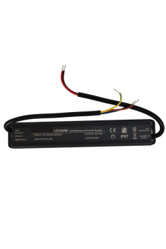 12 Volt 5 Amper 60 Watt Dış Cephe Led Adaptör IP67 Su Geçirmez