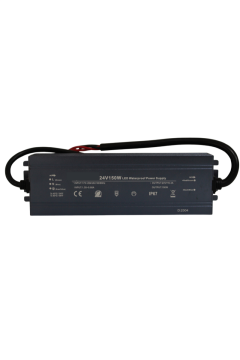 24 Volt 6,3 Amper 150 Watt Dış Cephe Led Adaptör IP67 Su Geçirmez