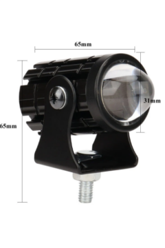 Motosiklet Sis Farı Çift Renk Beyaz-Sarı 8-80V IP67 Araç Off Road 4x4 SUV ATV Tekne Scooter Far 1 Ad.