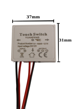 12V 3A Dokunmatik (Touch) Ayna Arkası Sensörü Beyaz Banyo Aynası Sensörü Mobilya Sensörü