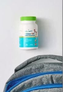 Velavit V-Firstect Kids With Colostrum Kolostrum, Fosfor, D3 Vitamini V-ve Beta Glukan İçeren Çocuklar İçin Gıda Takviyesi 30 ÇiğnenebilirTablet