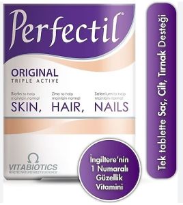 Vitabiotics Perfectil Orıgınal Skin, Hair, Nails Takviye Edici Gıda  30 Tablet