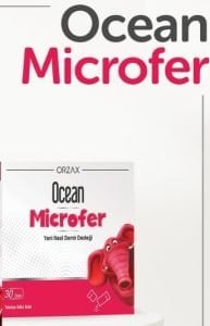 Orzax Ocean Microfer Yeni Nesil Demir Desteği İçeren Takviye Edici Gıda 30 Ml - Damla