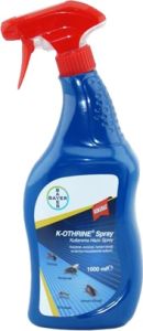 Bayer K-Othrine  Kokusuz Haşere (Sivrisinek, Karasinek, Hamam Böceği, Karınca) Etkili Sprey 1000 Ml