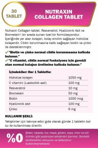 Nutraxin Beauty Gold Collagen 30 Tablet - 3 Al 2 Öde