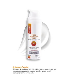 Dermoskin  Face Protectıon Krem Spf 50 (Geniş Spektrumlu, Suya Dayanıklı) 50 Ml