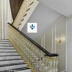 Atlas Kristal Merdiven Korkulukları