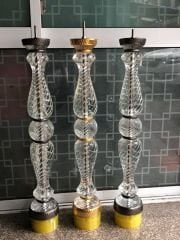 Erguvan Cam Vazo Merdiven Korkuluk Dikmeleri