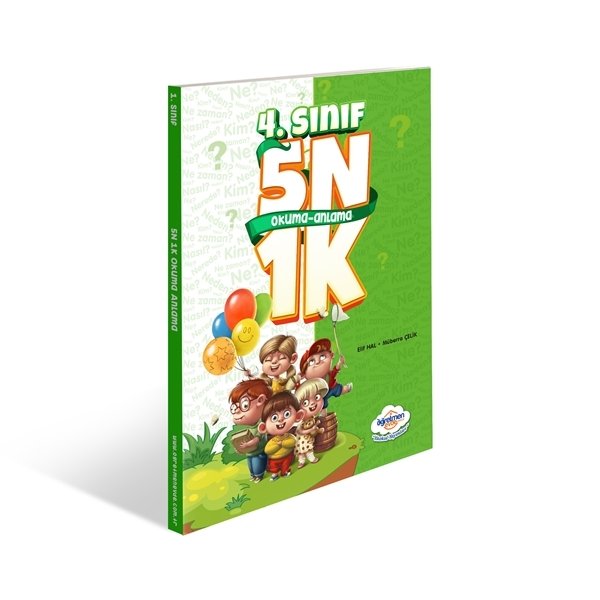 4. Sınıf 5N1K Okuma Anlama Kitabı Öğretmen Evde Yayınları