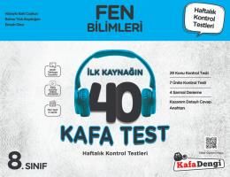 8. Sınıf Fen Bilimleri 40 Kafa Test